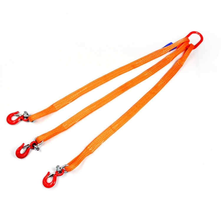 Eslinga de elevación con brida de nailon de 4 patas